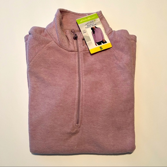 💚Eddie Bauer new with tags women’s 1/4 zip fleece top - Picture 5 of 7